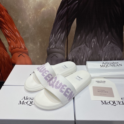 Alexander McQueen Slippers For Men #1195641 $45.00 USD, Wholesale Replica Alexander McQueen Slippers