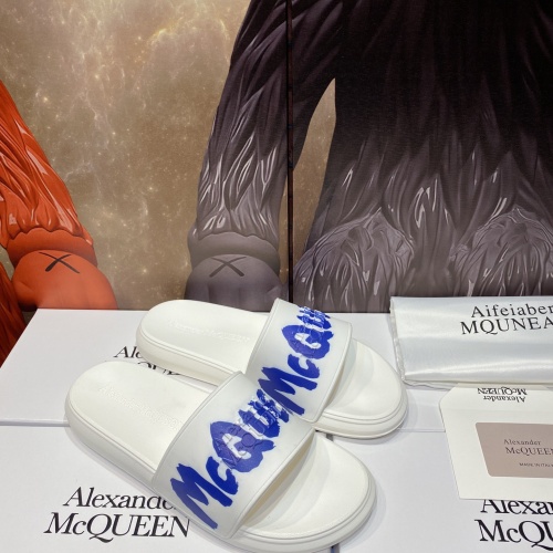 Replica Alexander McQueen Slippers For Men #1195644 $45.00 USD for Wholesale