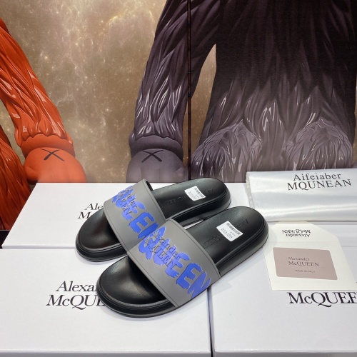 Alexander McQueen Slippers For Men #1195645 $45.00 USD, Wholesale Replica Alexander McQueen Slippers