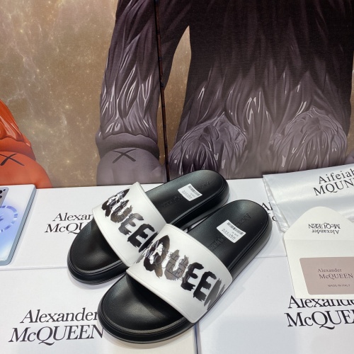 Alexander McQueen Slippers For Men #1195646 $45.00 USD, Wholesale Replica Alexander McQueen Slippers