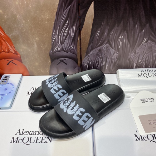 Alexander McQueen Slippers For Men #1195647 $45.00 USD, Wholesale Replica Alexander McQueen Slippers