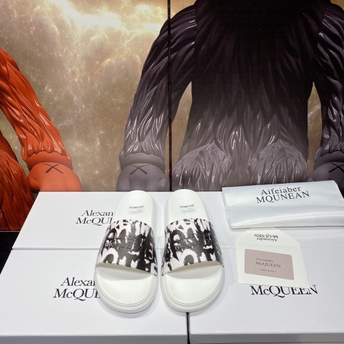 Replica Alexander McQueen Slippers For Men #1195648 $45.00 USD for Wholesale