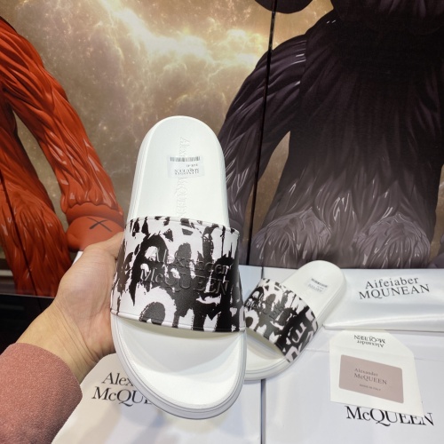 Replica Alexander McQueen Slippers For Men #1195648 $45.00 USD for Wholesale