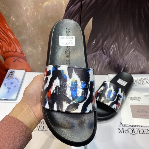 Replica Alexander McQueen Slippers For Men #1195649 $45.00 USD for Wholesale