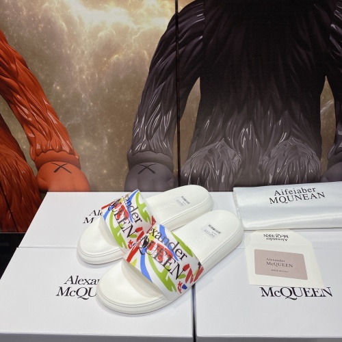 Alexander McQueen Slippers For Men #1195650 $45.00 USD, Wholesale Replica Alexander McQueen Slippers