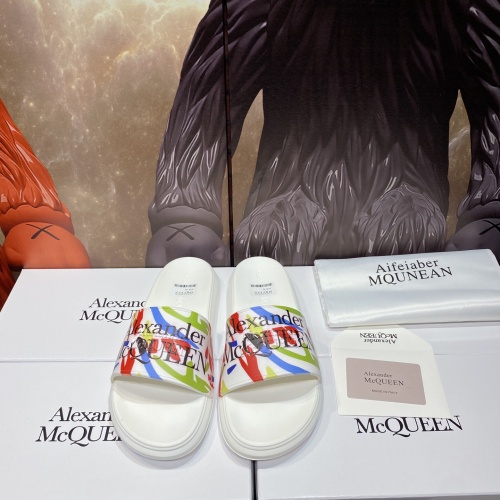 Replica Alexander McQueen Slippers For Men #1195650 $45.00 USD for Wholesale