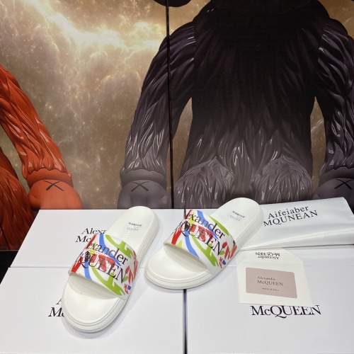 Replica Alexander McQueen Slippers For Men #1195650 $45.00 USD for Wholesale