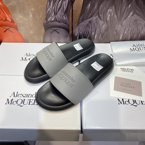 Alexander McQueen Slippers For Men #1195651 $45.00 USD, Wholesale Replica Alexander McQueen Slippers