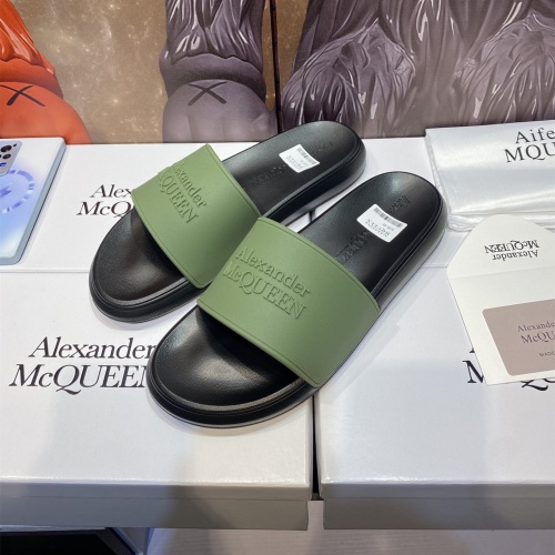 Alexander McQueen Slippers For Men #1195652 $45.00 USD, Wholesale Replica Alexander McQueen Slippers