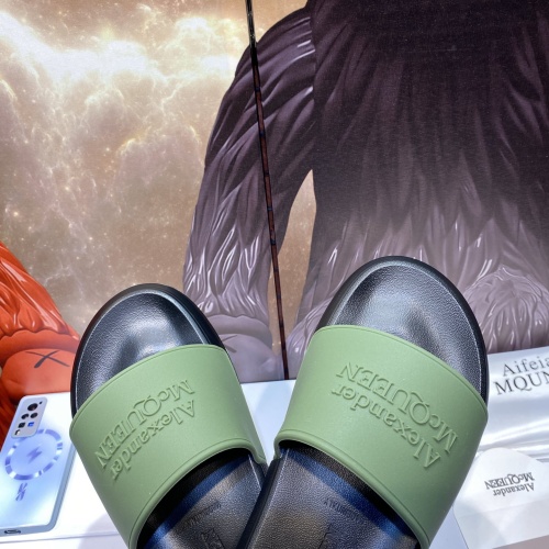 Replica Alexander McQueen Slippers For Men #1195652 $45.00 USD for Wholesale