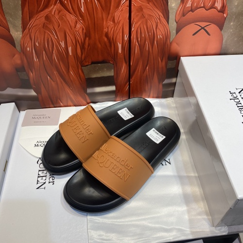 Alexander McQueen Slippers For Men #1195656 $45.00 USD, Wholesale Replica Alexander McQueen Slippers