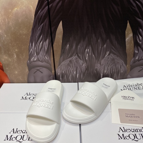 Replica Alexander McQueen Slippers For Men #1195657 $45.00 USD for Wholesale