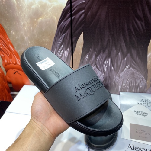 Replica Alexander McQueen Slippers For Men #1195658 $45.00 USD for Wholesale