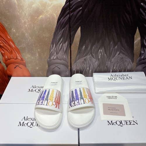 Alexander McQueen Slippers For Men #1195659 $45.00 USD, Wholesale Replica Alexander McQueen Slippers