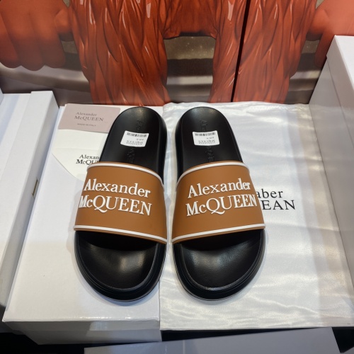 Alexander McQueen Slippers For Men #1195660 $45.00 USD, Wholesale Replica Alexander McQueen Slippers