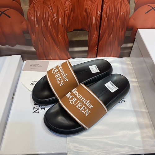 Replica Alexander McQueen Slippers For Men #1195660 $45.00 USD for Wholesale