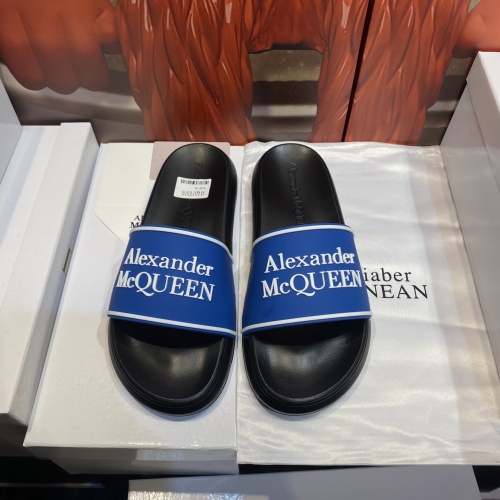 Alexander McQueen Slippers For Men #1195661 $45.00 USD, Wholesale Replica Alexander McQueen Slippers
