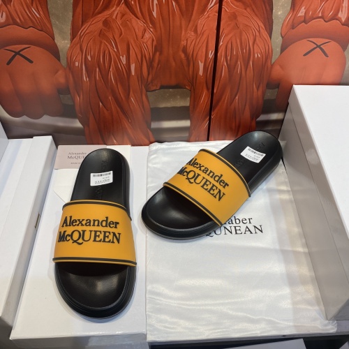 Replica Alexander McQueen Slippers For Men #1195662 $45.00 USD for Wholesale