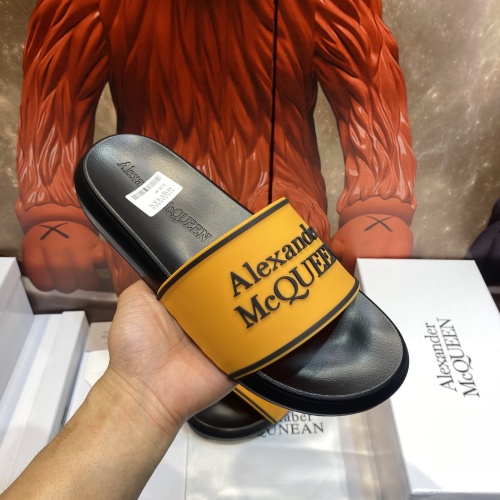 Replica Alexander McQueen Slippers For Men #1195662 $45.00 USD for Wholesale