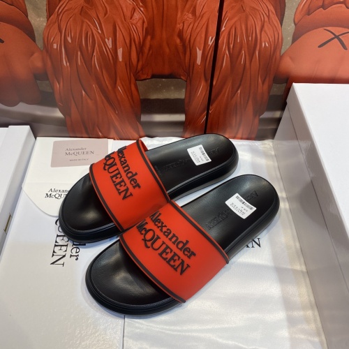 Replica Alexander McQueen Slippers For Men #1195663 $45.00 USD for Wholesale
