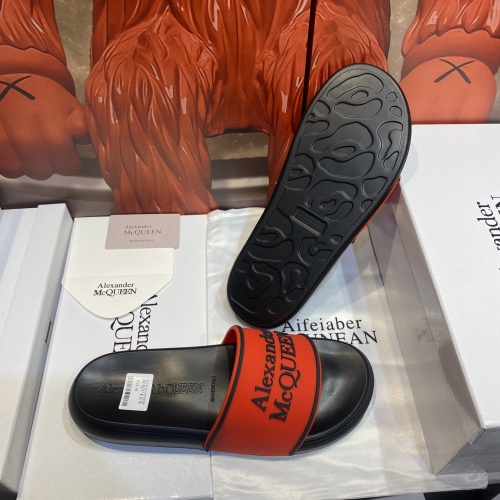 Replica Alexander McQueen Slippers For Men #1195663 $45.00 USD for Wholesale