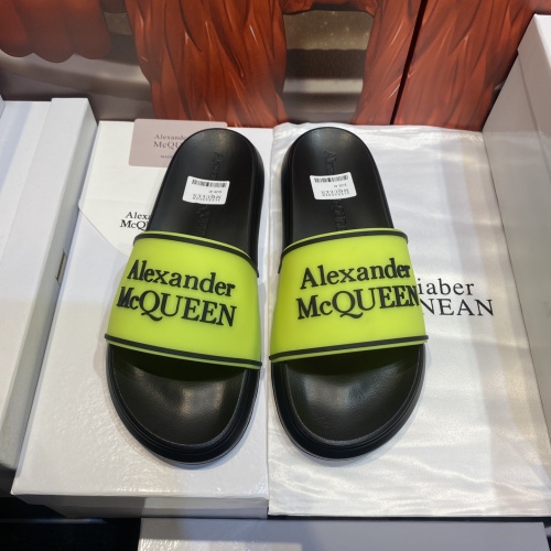 Alexander McQueen Slippers For Men #1195664 $45.00 USD, Wholesale Replica Alexander McQueen Slippers