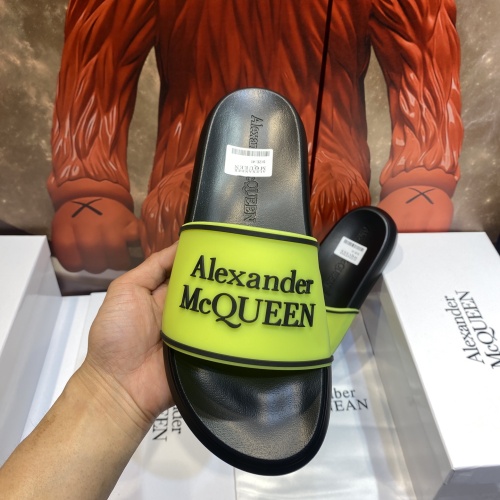 Replica Alexander McQueen Slippers For Men #1195664 $45.00 USD for Wholesale