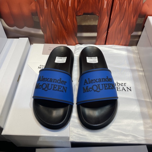 Alexander McQueen Slippers For Men #1195665 $45.00 USD, Wholesale Replica Alexander McQueen Slippers