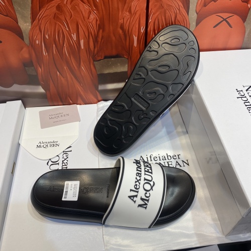 Replica Alexander McQueen Slippers For Men #1195666 $45.00 USD for Wholesale
