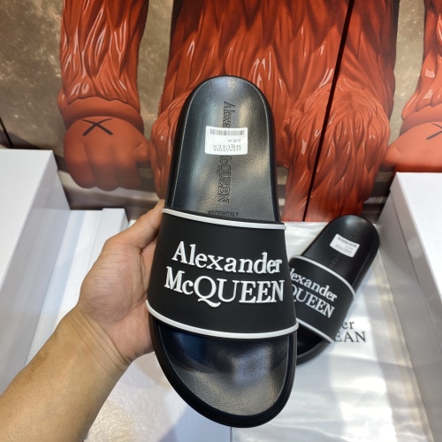 Replica Alexander McQueen Slippers For Men #1195667 $45.00 USD for Wholesale