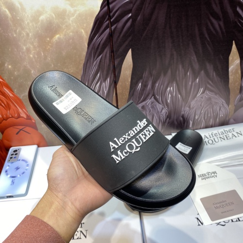 Replica Alexander McQueen Slippers For Men #1195668 $45.00 USD for Wholesale
