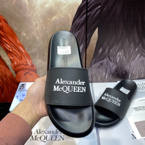 Replica Alexander McQueen Slippers For Men #1195668 $45.00 USD for Wholesale