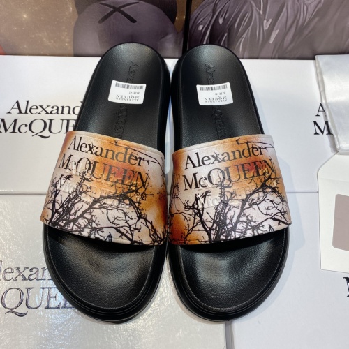 Replica Alexander McQueen Slippers For Men #1195669 $45.00 USD for Wholesale