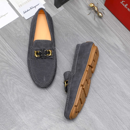 Salvatore Ferragamo Leather Shoes For Men #1195761