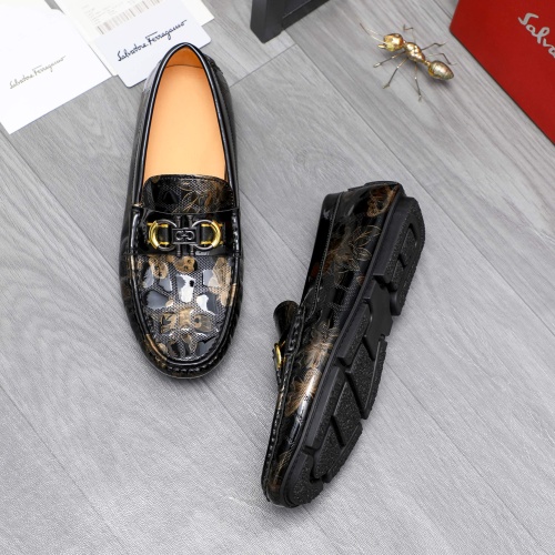 Salvatore Ferragamo Leather Shoes For Men #1195764