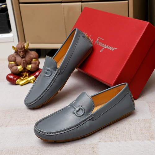 Salvatore Ferragamo Leather Shoes For Men #1195798 $68.00 USD, Wholesale Replica Salvatore Ferragamo Leather Shoes