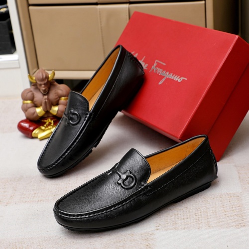 Salvatore Ferragamo Leather Shoes For Men #1195800 $68.00 USD, Wholesale Replica Salvatore Ferragamo Leather Shoes