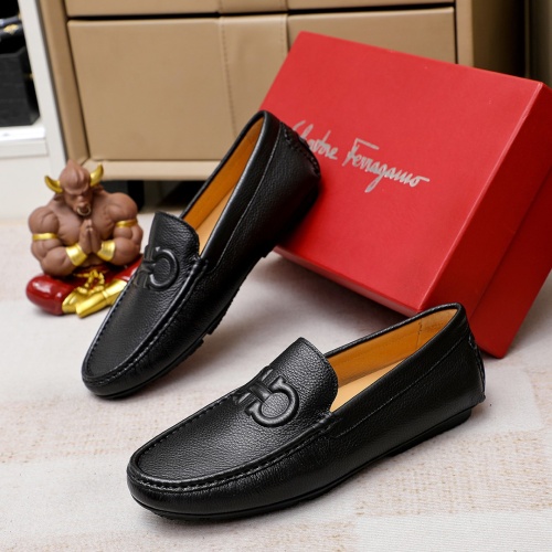 Salvatore Ferragamo Leather Shoes For Men #1195807 $68.00 USD, Wholesale Replica Salvatore Ferragamo Leather Shoes