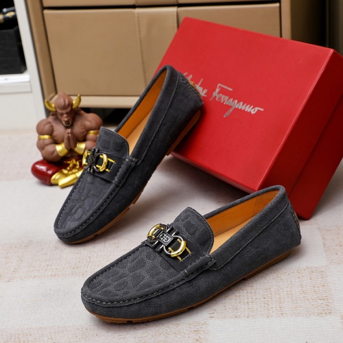 Salvatore Ferragamo Leather Shoes For Men #1195809 $68.00 USD, Wholesale Replica Salvatore Ferragamo Leather Shoes