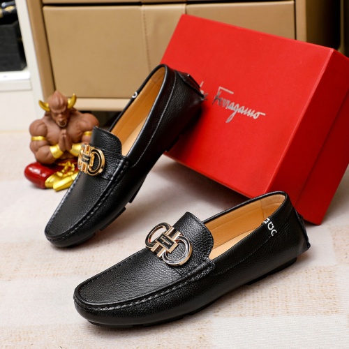 Salvatore Ferragamo Leather Shoes For Men #1195815