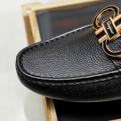 Replica Salvatore Ferragamo Leather Shoes For Men #1195815 $68.00 USD for Wholesale