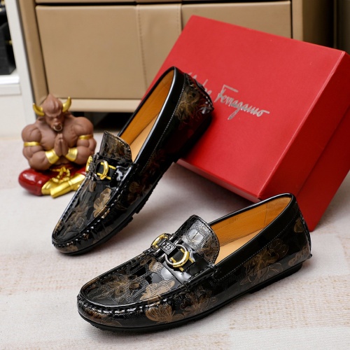 Salvatore Ferragamo Leather Shoes For Men #1195861