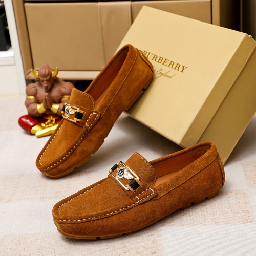 Burberry Leather Shoes For Men #1195867 $68.00 USD, Wholesale Replica Burberry Leather Shoes