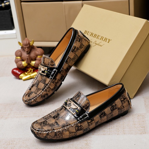 Burberry Leather Shoes For Men #1195871 $68.00 USD, Wholesale Replica Burberry Leather Shoes