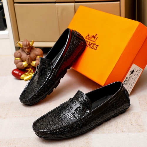 Hermes Leather Shoes For Men #1195882 $68.00 USD, Wholesale Replica Hermes Leather Shoes