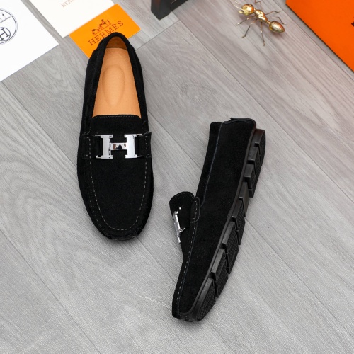 Hermes Leather Shoes For Men #1195909 $68.00 USD, Wholesale Replica Hermes Leather Shoes