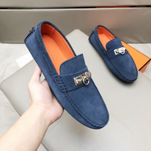 Hermes Leather Shoes For Men #1195913 $96.00 USD, Wholesale Replica Hermes Leather Shoes
