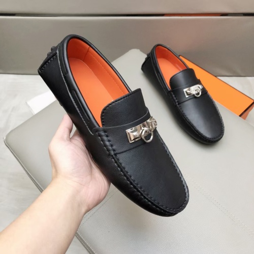 Hermes Leather Shoes For Men #1195920 $96.00 USD, Wholesale Replica Hermes Leather Shoes