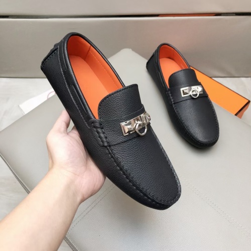 Hermes Leather Shoes For Men #1195921 $96.00 USD, Wholesale Replica Hermes Leather Shoes