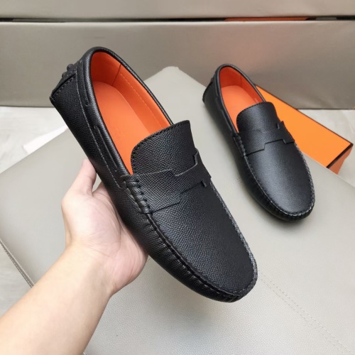 Hermes Leather Shoes For Men #1195924 $96.00 USD, Wholesale Replica Hermes Leather Shoes